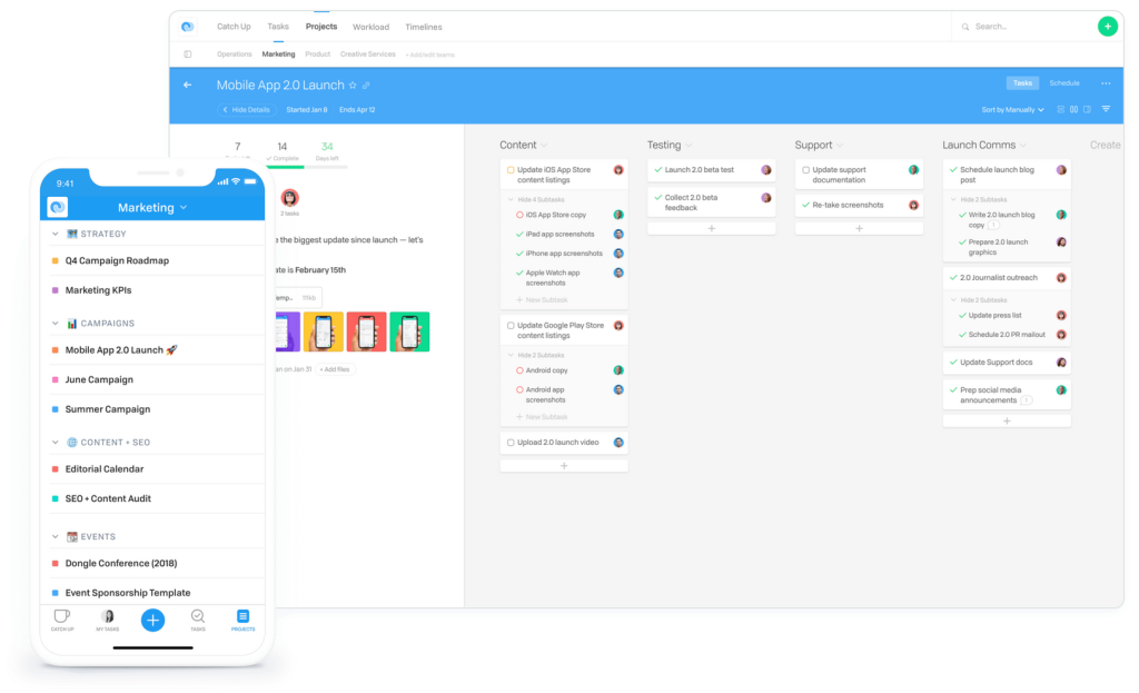 Flow task management software