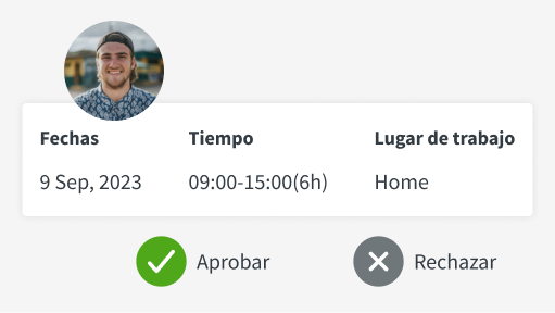 Captura de pantalla de la aplicación de planificación de turnos DeskTime.